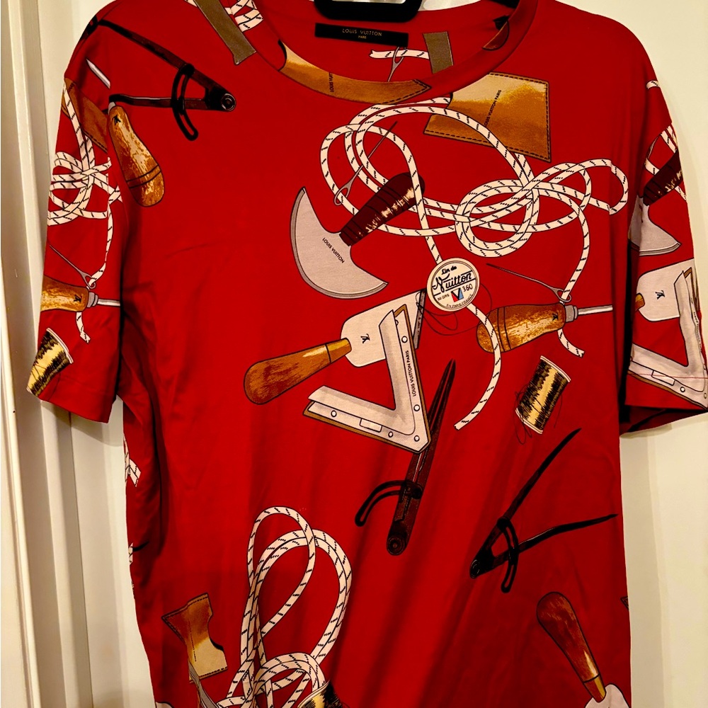 Louis Vuitton Red Tools Shirt